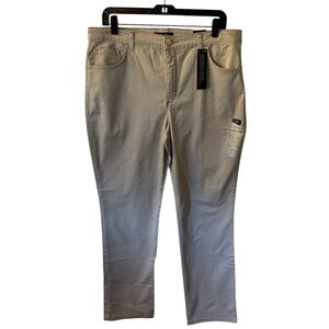 Lee Jeans Women’s 16 Tan Khaki  Relaxed Fit Straight Leg High Rise Slimming